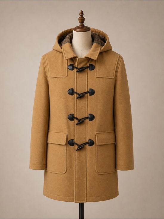 Brooks Brothers Other - Brooks Brothers Camel Wool Duffle Coat M Hooded Toggle Winter Jacket NWOT